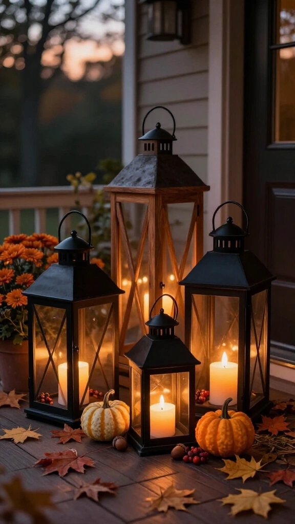 Warm lantern clusters