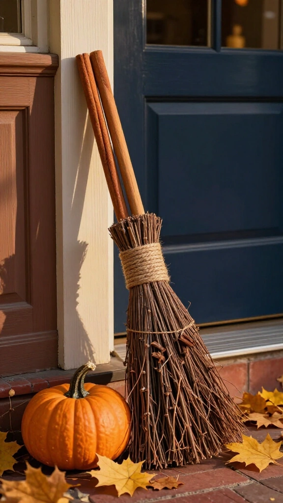 Cinnamon-scented broomsticks