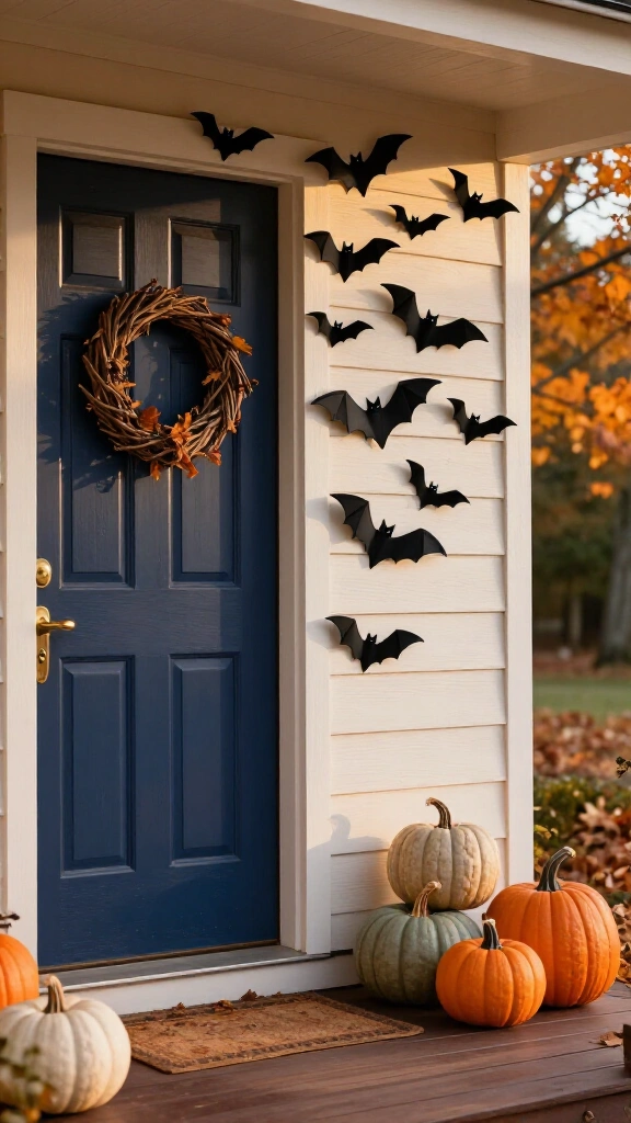Transitioning Halloween bat accents