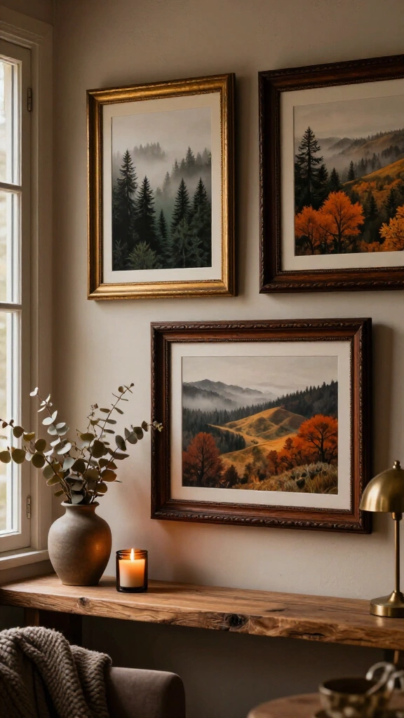 Hang moody landscape art prints