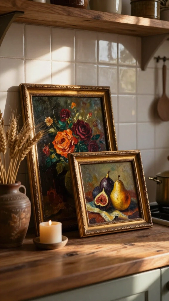 Vintage floral artwork