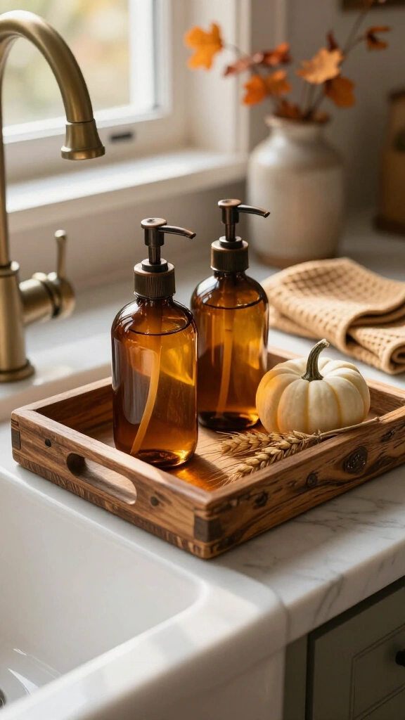 Rustic farmhouse soap tray set
