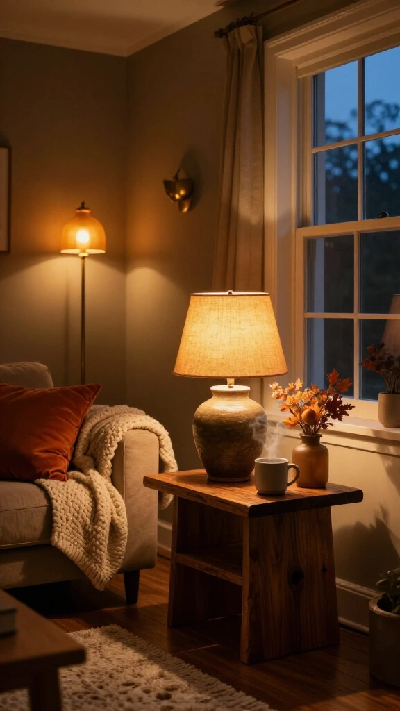 Swap cool lighting for warm 2700K bulbs