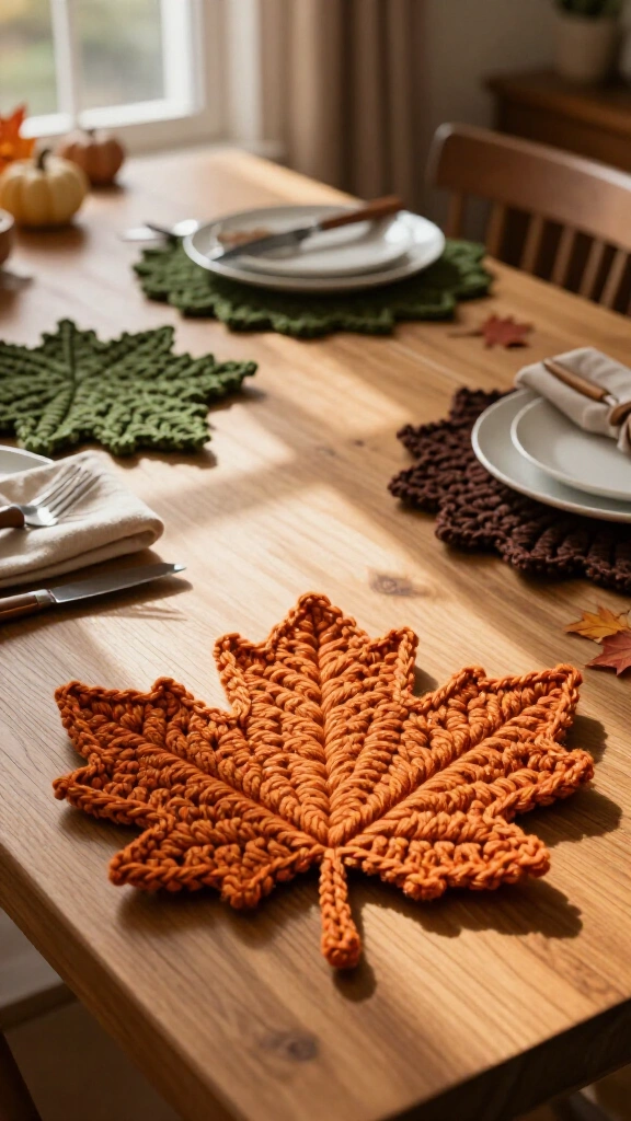 Maple leaf placemats