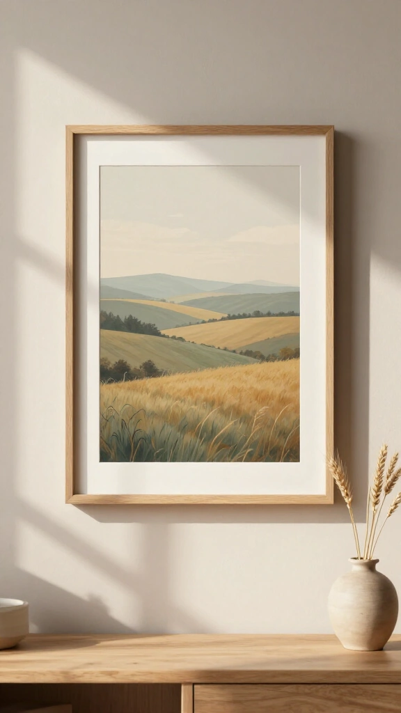 Frame muted vintage art prints