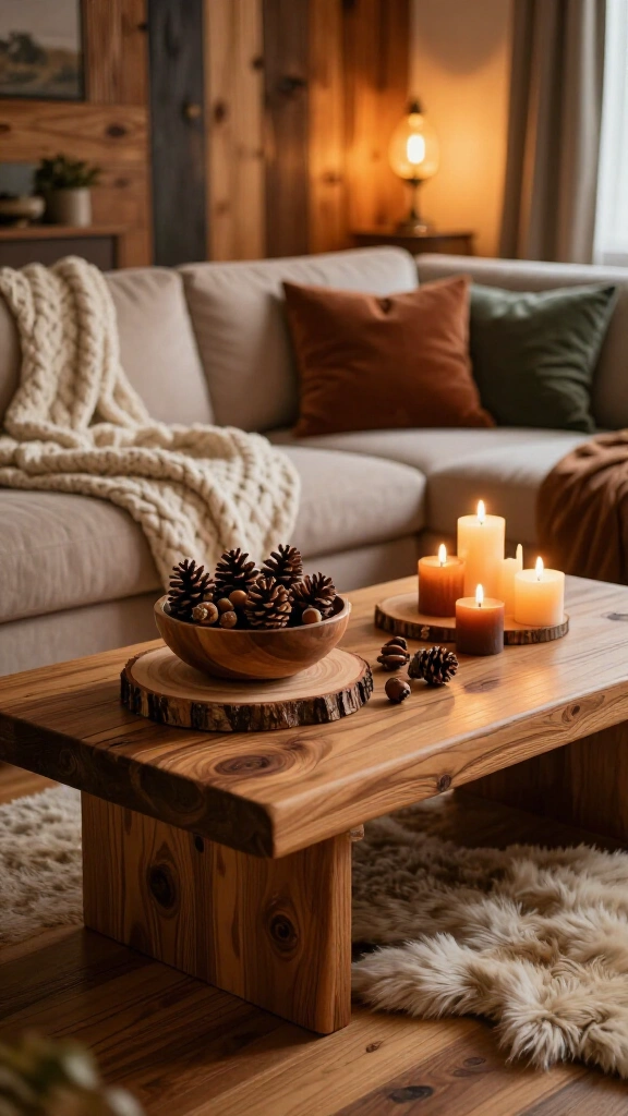 Incorporate natural wood elements