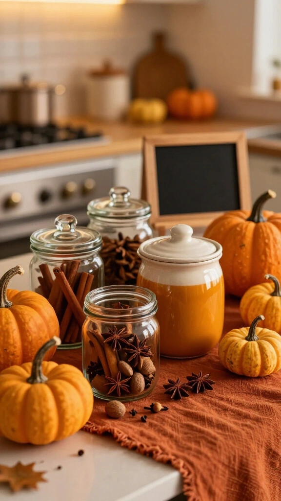 The classic pumpkin spice station
