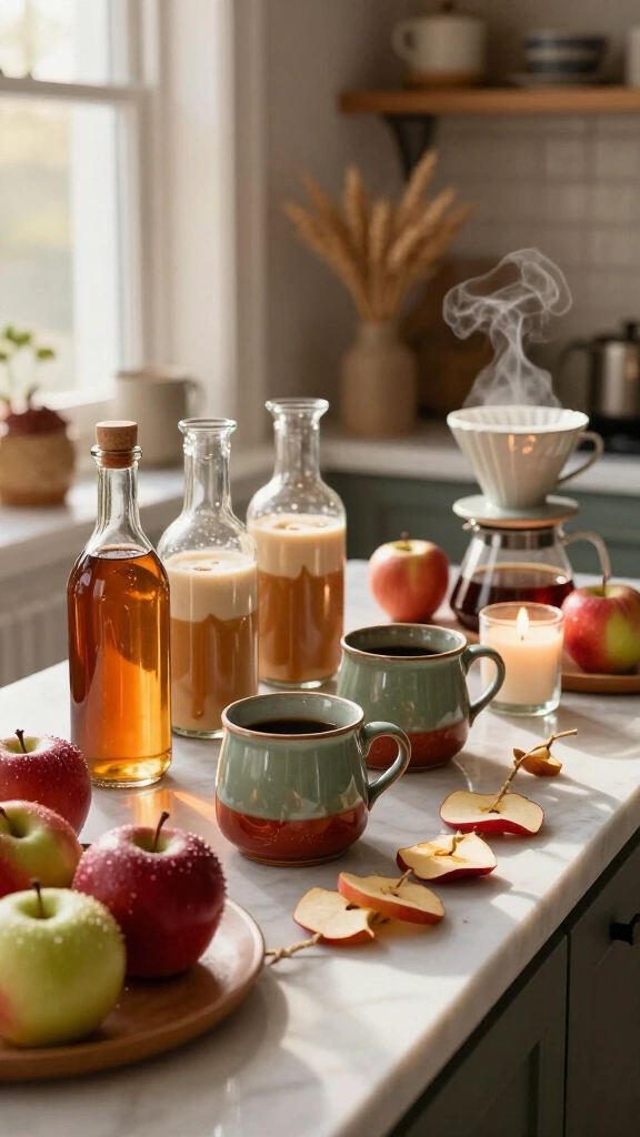 Apple harvest coffee station