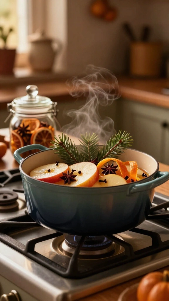 Craft a stovetop simmer pot corner