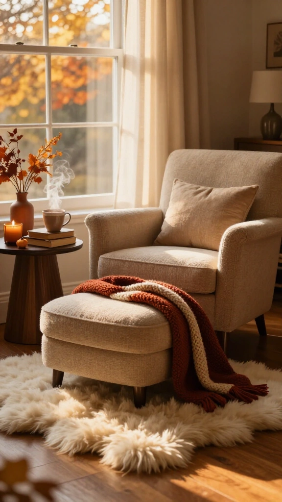 Style a cozy dedicated reading nook