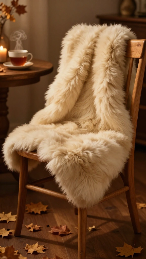Style soft faux fur accent touches