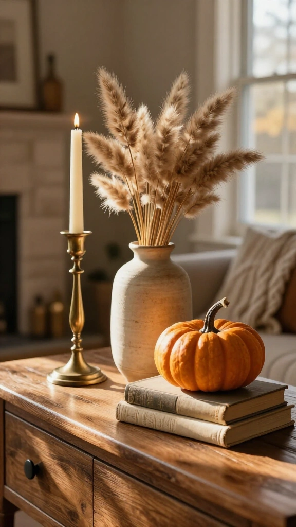Curate seasonal fall vignettes on every surface