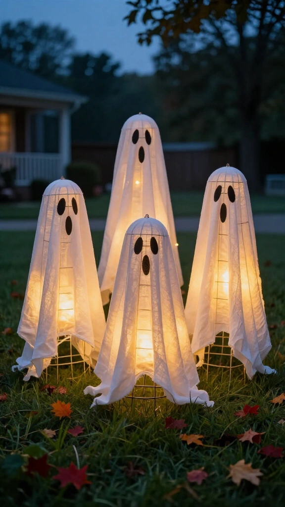 Tomato cage ghosts