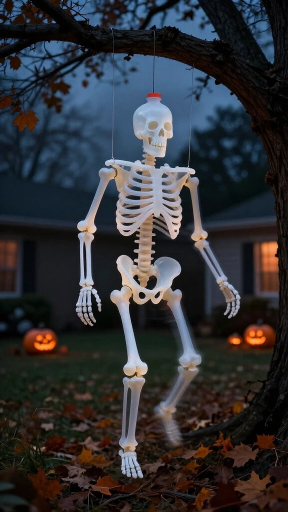 Milk jug skeleton