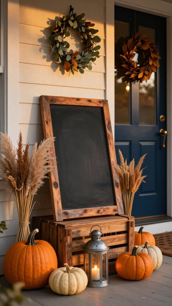 Add a personalized sign or chalkboard