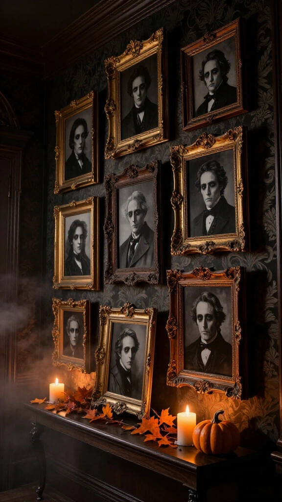 Creepy portrait gallery