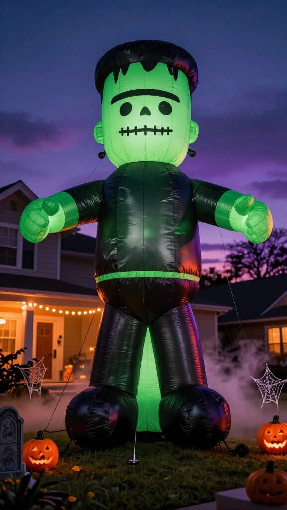 Inflatable monster centerpiece