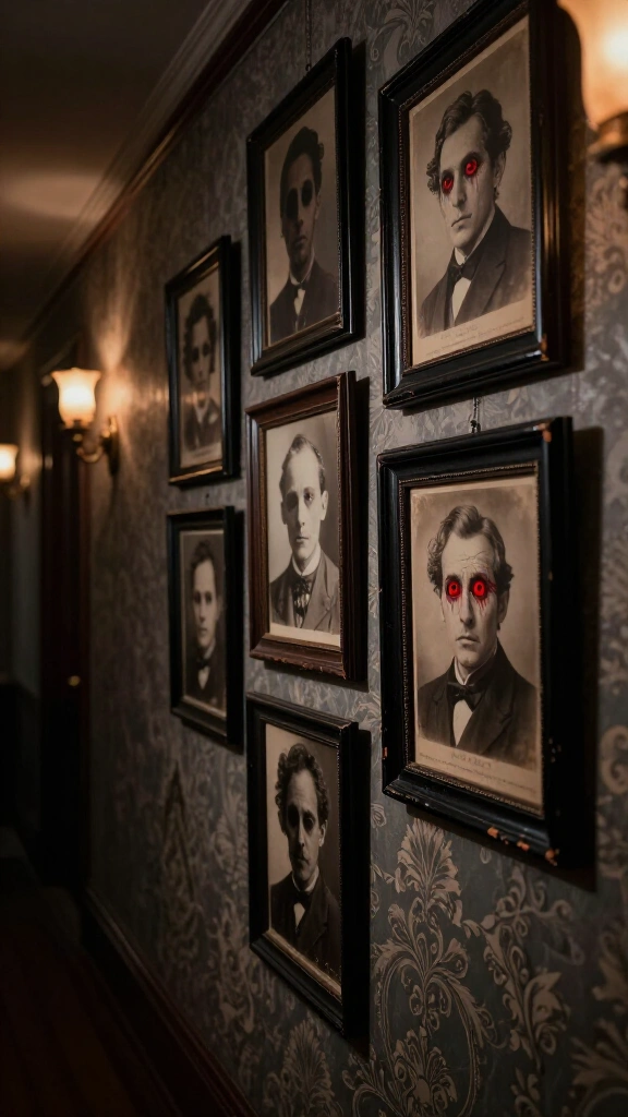 Vintage haunted portrait gallery