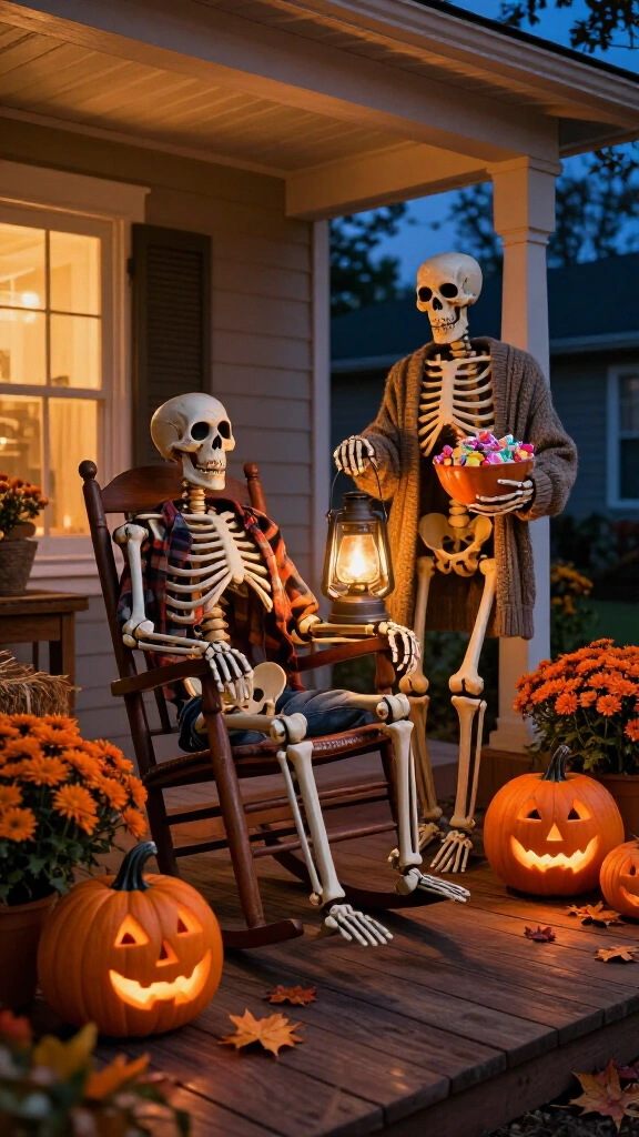 Skeleton welcome committee