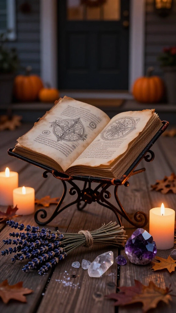 Spell book display stand