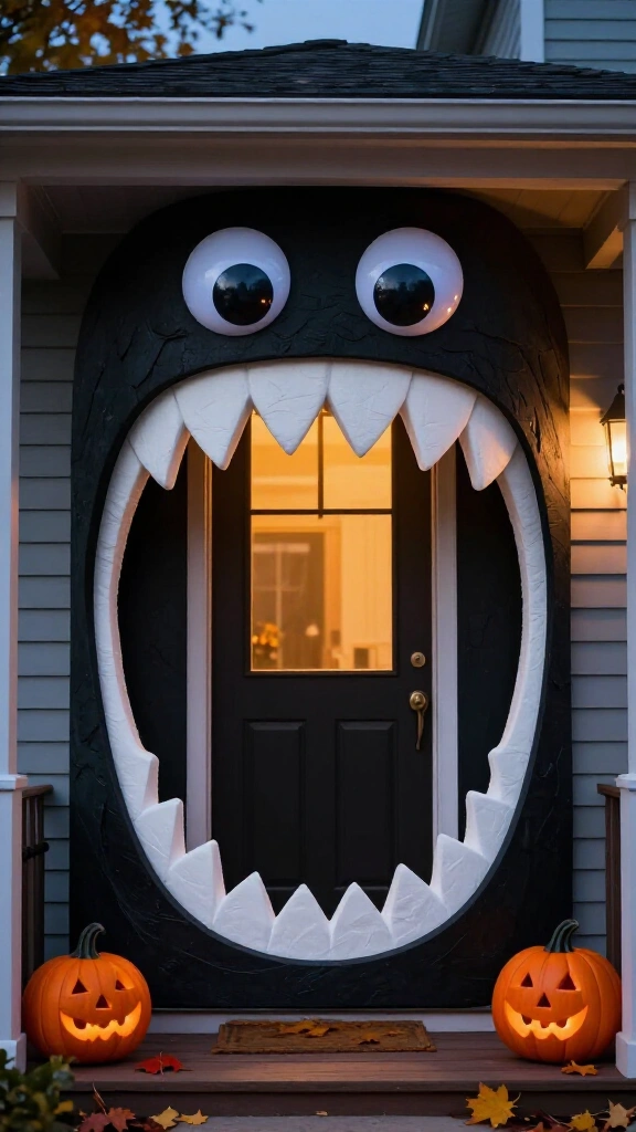 Monster mouth door