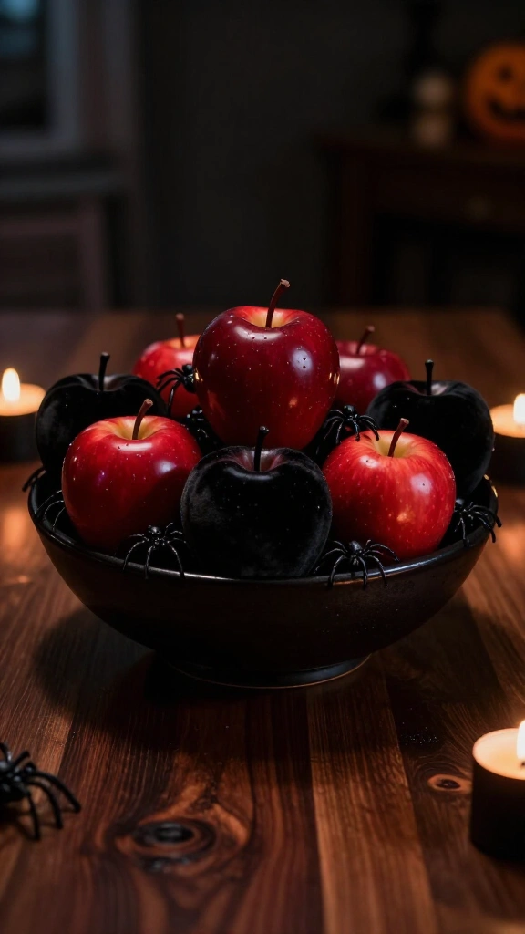 Poison apple centerpiece bowl