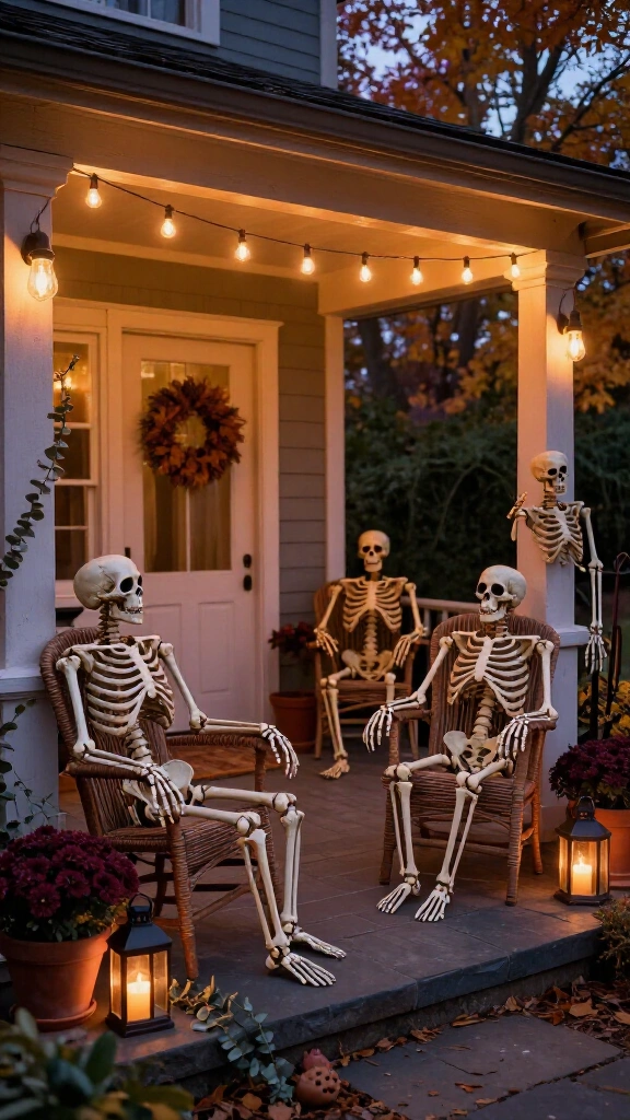 Architectural skeleton display