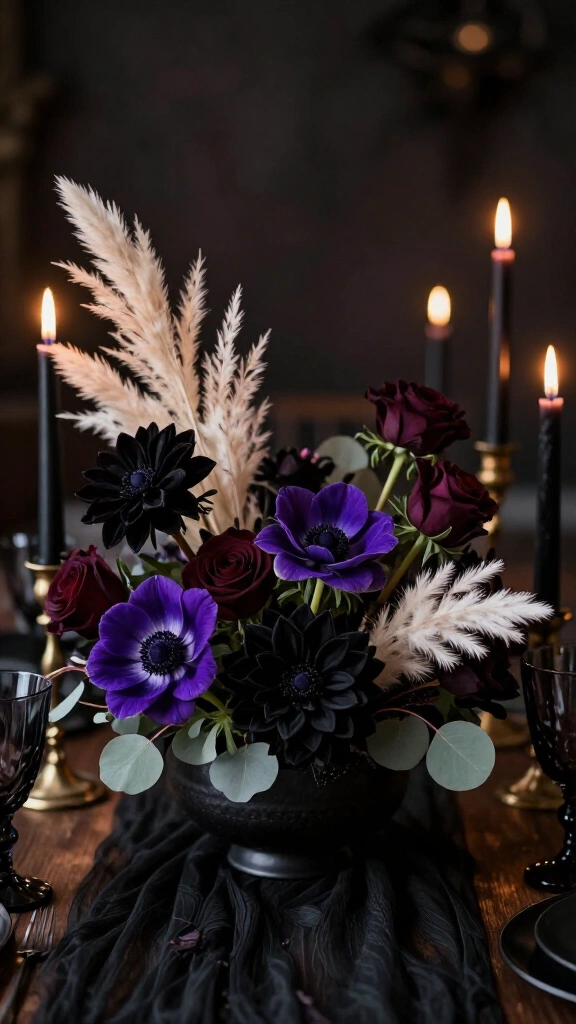 Gothic floral arrangement