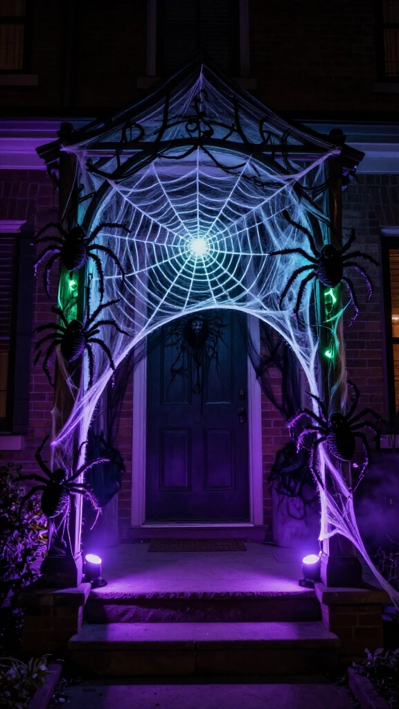 The gothic spiderweb and arachnid canopy