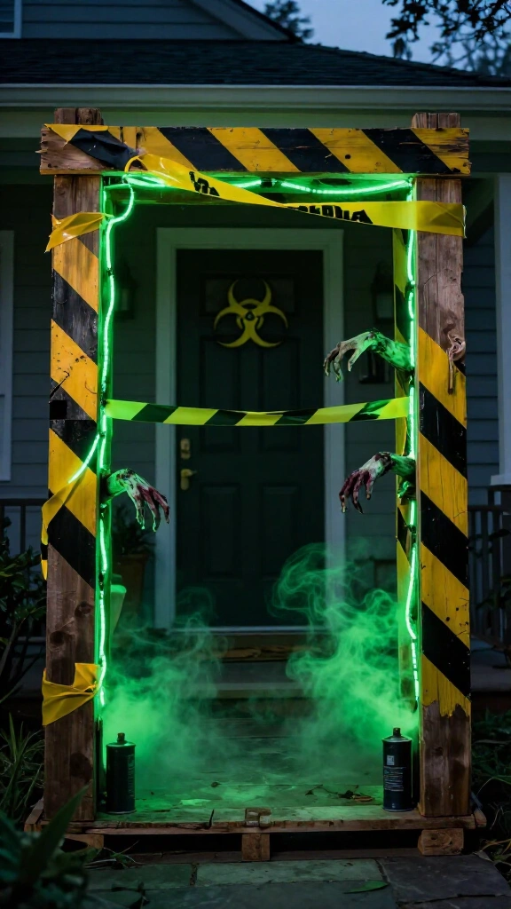 The toxic zombie biohazard tunnel