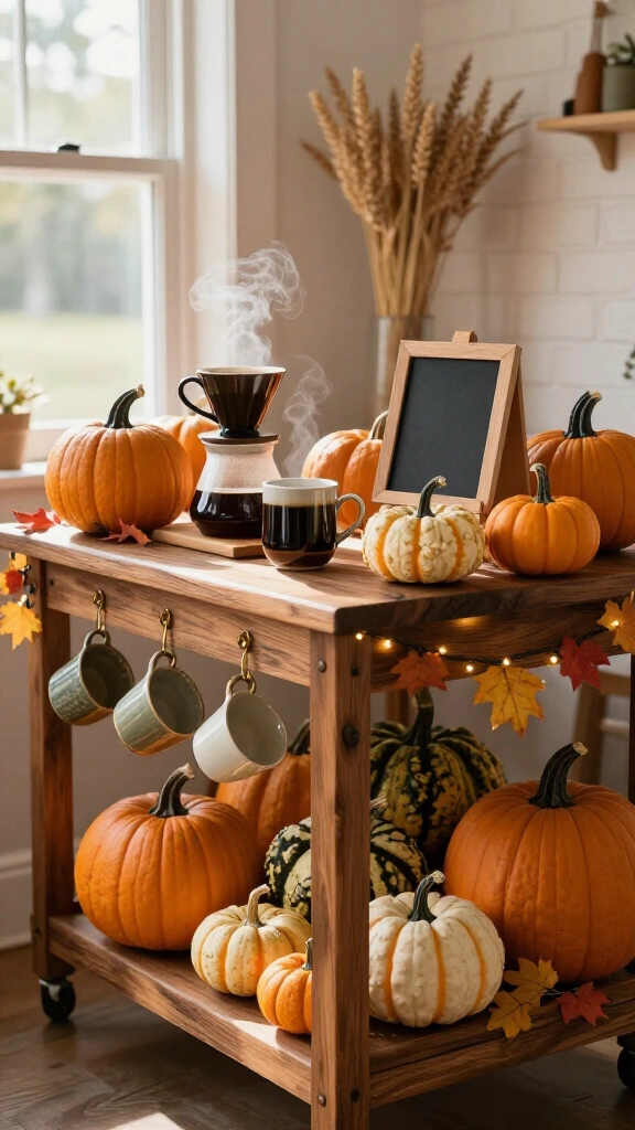 Pumpkin patch coffee corner