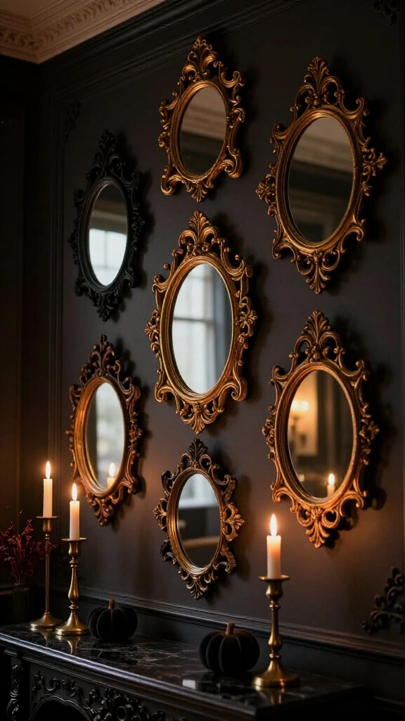 Gothic mirror accent gallery