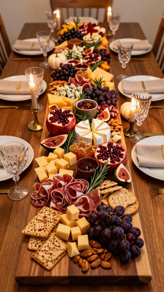 The grazing board as a centerpiece