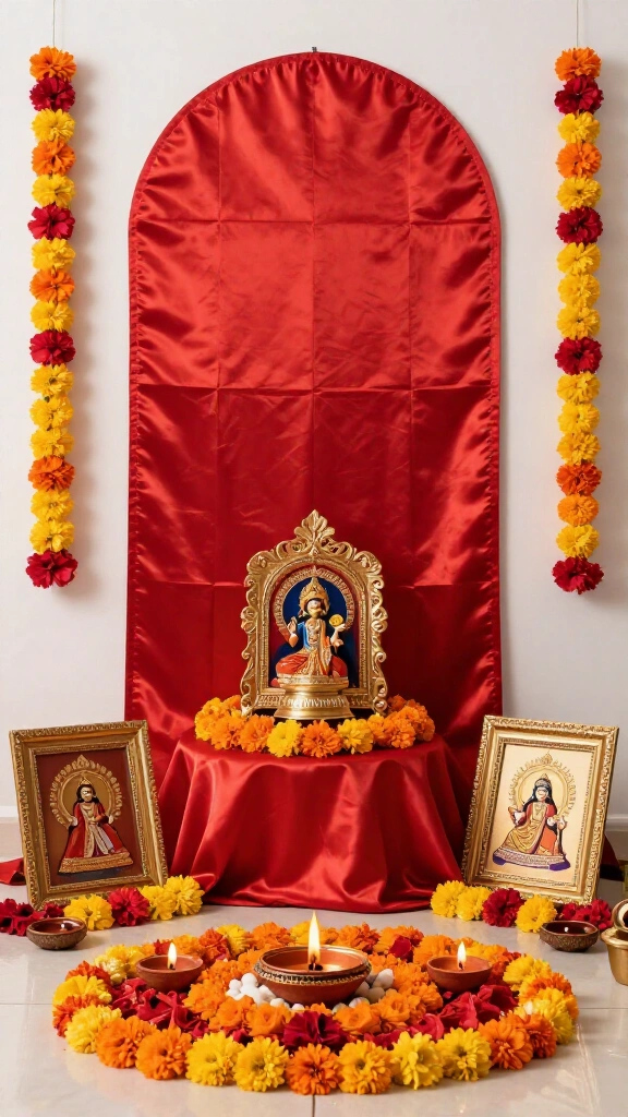 Themed pooja room makeover