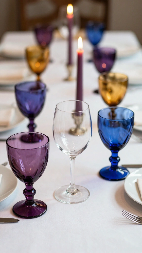 Moody Jewel-Toned Glassware
