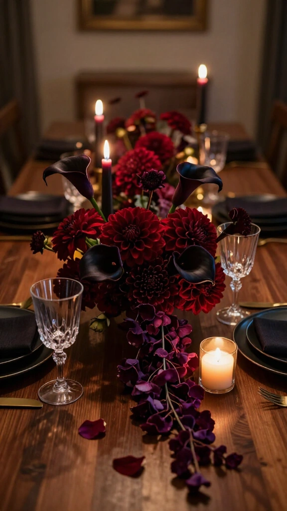 Dramatic Dark Floral Masterpiece
