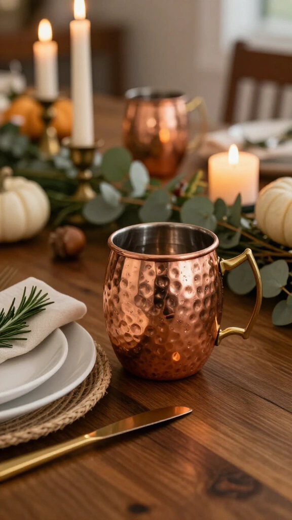 Moscow Mule Copper Mugs for Water Goblets
