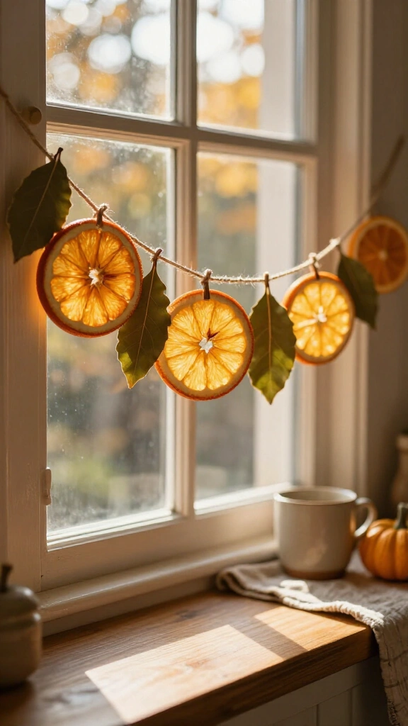 Dried Orange Slice Garland