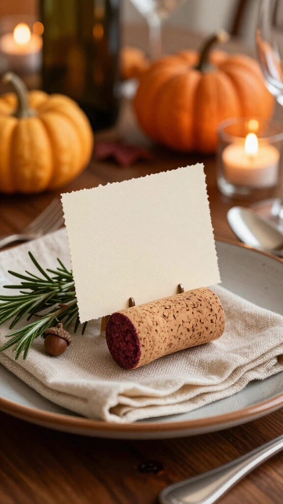 Wine Cork Place Card Holders