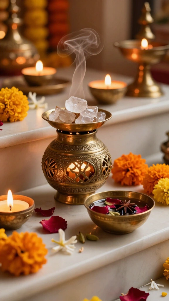 Scented Camphor and Rose Water Diffusers