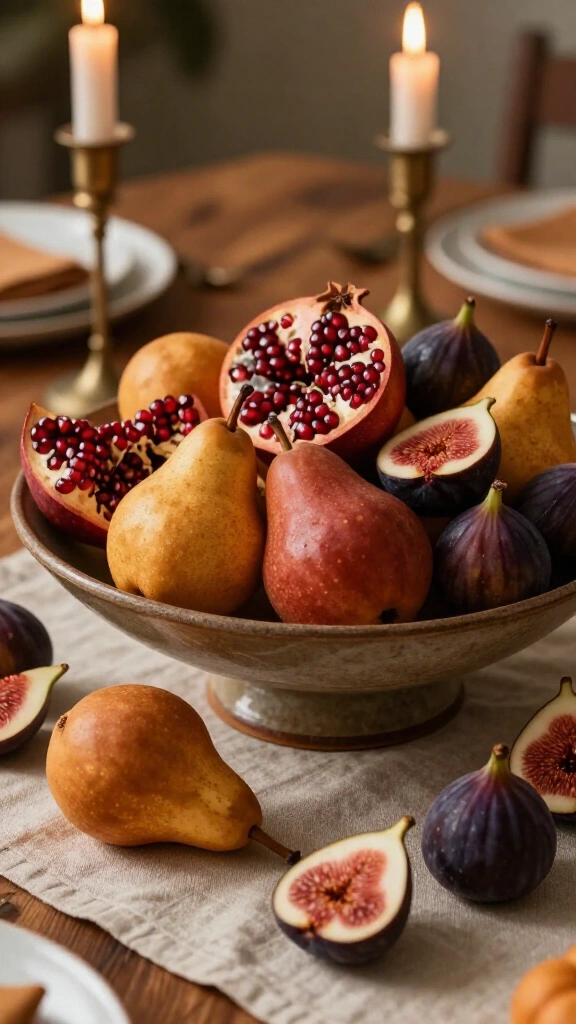 Pears and Pomegranates Abundance Bowl