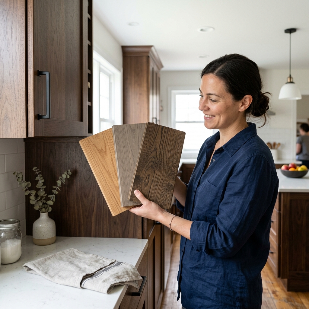 A Real Kitchen Remodel: Correcting Yellow-Pink Clashes